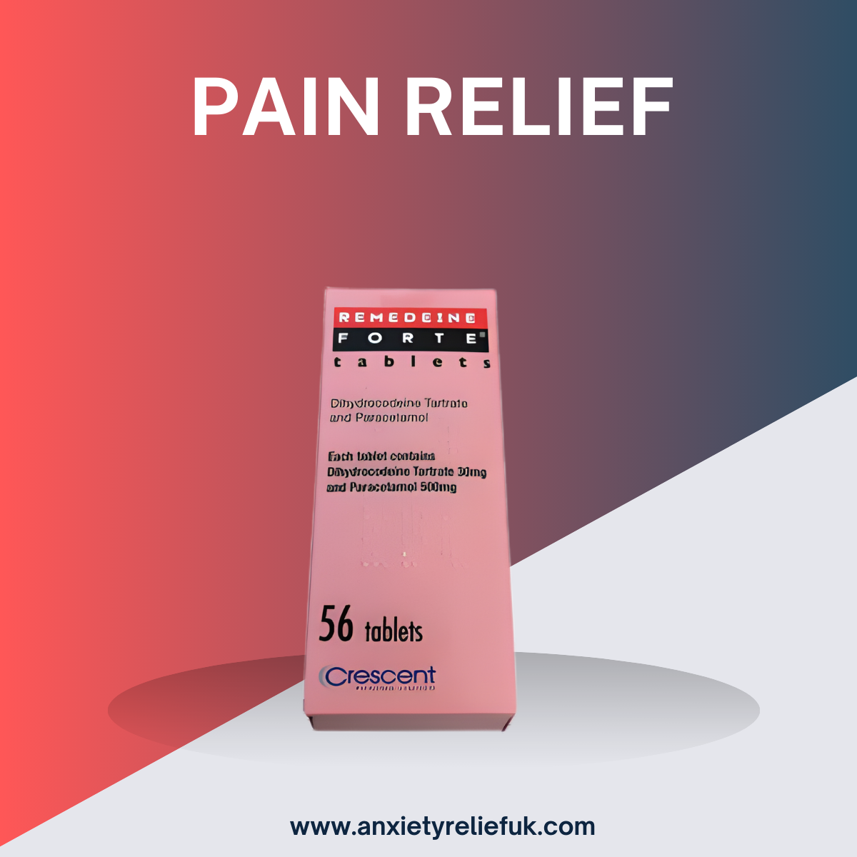 Remedeine Forte 30/500 mg Pills – Crescent (56 Pills/Box)